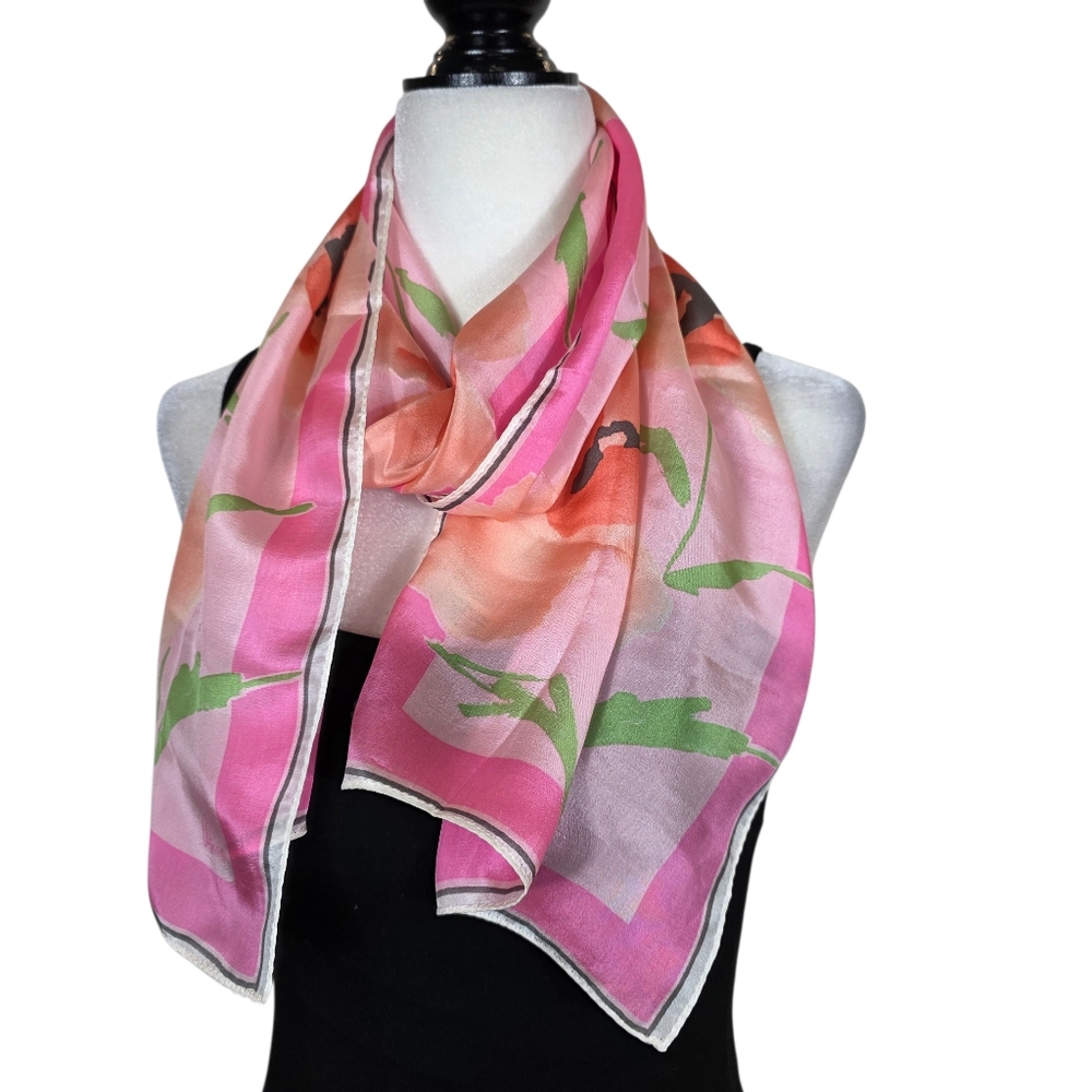 Uma Floral Silk scarf